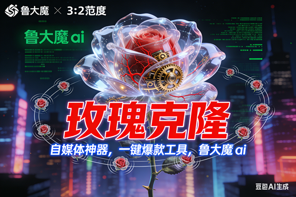 （16983期）玫瑰克隆神器，ai鲁大魔，自媒体必备的软件，一键爆款，详细教程-难事易副业库
