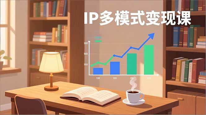 （17014期）IP多模式变现课，广告分成、种草激励、Live图带货，开拓多元收入，副业稳定月入过万-难事易副业库