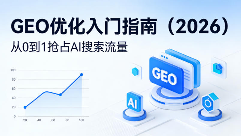 【最新】GEO优化入门指南（2026），从0到1抢占AI搜索流量-难事易副业库