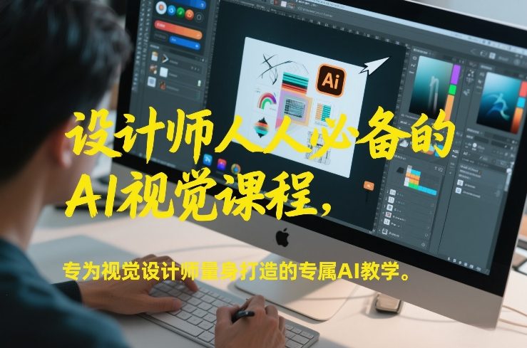 设计师人人必备的AI视觉课程，专为视觉设计师量身打造的专属AI教学-难事易副业库