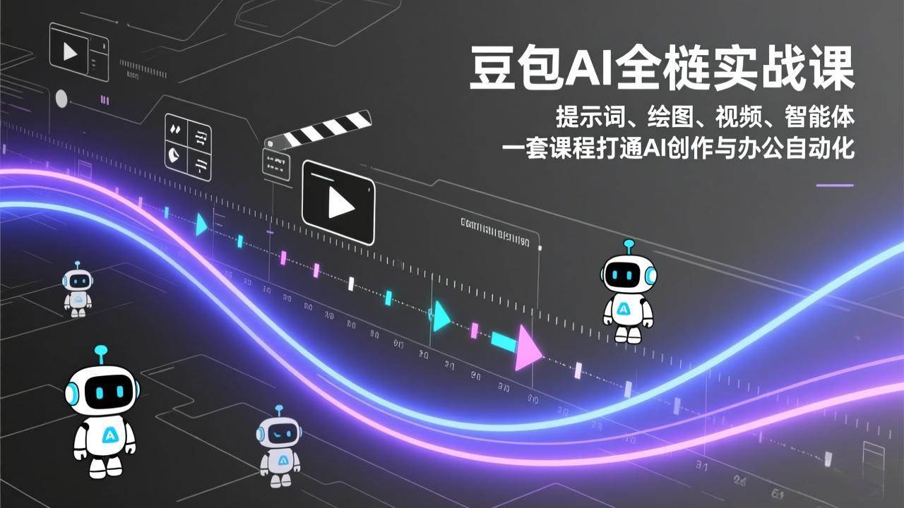（17385期）豆包AI全栈实战课：提示词、绘图、视频、智能体，一套课程打通AI创作与办公自动化-难事易副业库