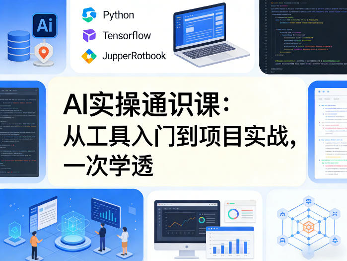 AI实操通识课，从工具入门到项目实战，一次学透-难事易副业库