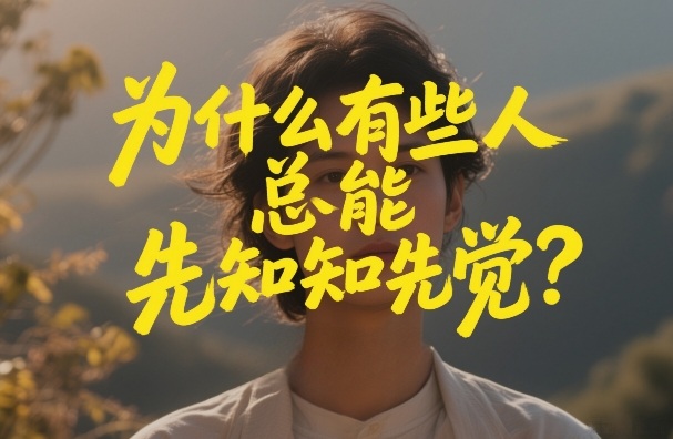 付费文章：为什么有些人总能先知先觉？-难事易副业库