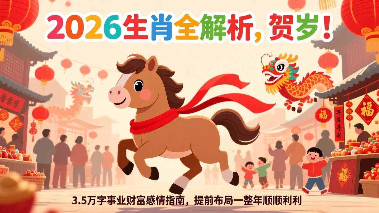 （17428期）付费文章：贺岁！2026生肖全解析，3.5万字事业财富感情指南，提前布局一整年顺顺利利-难事易副业库