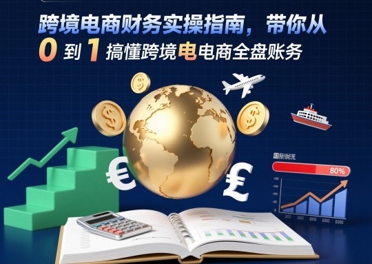 跨境电商财务实操指南，带你从0到1搞懂跨境电商全盘账务-难事易副业库