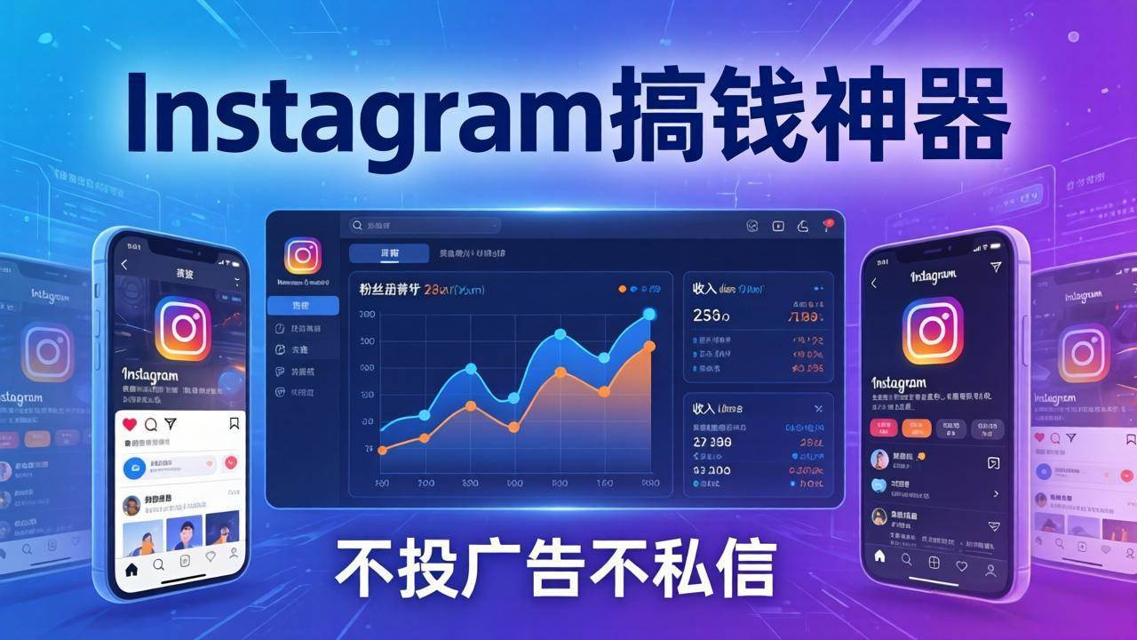 （17731期）Instagram搞钱神器：月涨6万粉+月入5万刀，不投广告不私信，靠算法+低价产品-难事易副业库