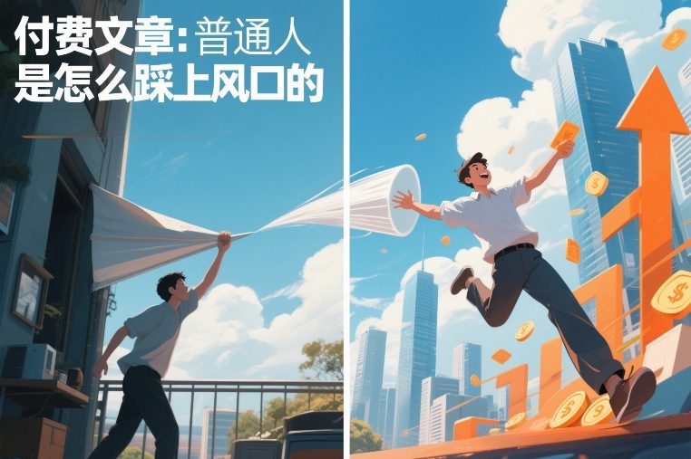 付费文章：普通人是怎么踩上风口的-难事易副业库