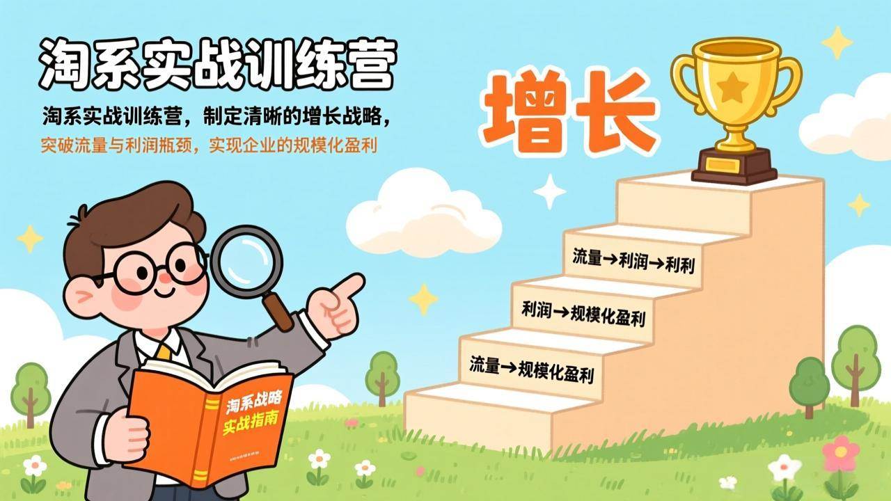 （17325期）淘系实战训练营(更新)，制定清晰的增长战略，突破流量与利润瓶颈，实现企业的规模化盈利-难事易副业库