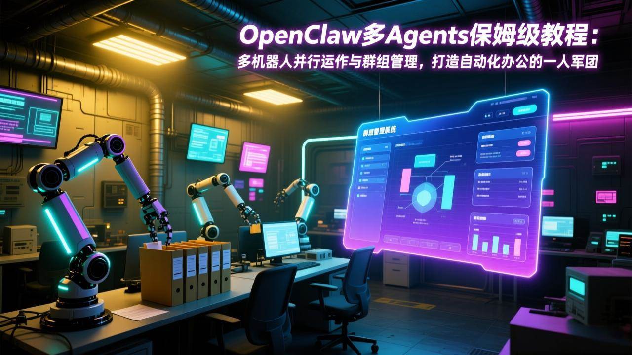 （17563期）OpenClaw多Agents保姆级教程：多机器人并行运作与群组管理，打造自动化办公的一人军团-难事易副业库