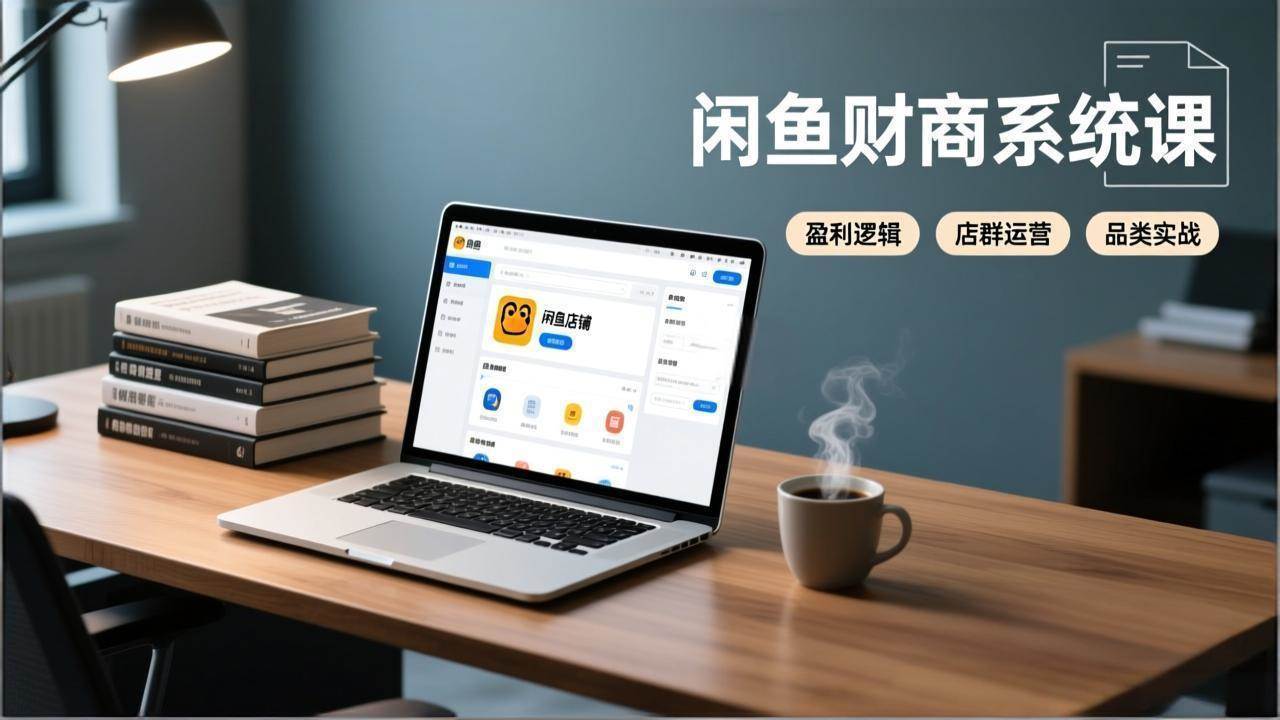 （17193期）闲鱼财商系统课：从盈利逻辑、店群运营到品类实战，实现稳定月入过万-难事易副业库