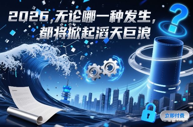 付费文章：2026，无论哪一种发生，都将掀起滔天巨浪-难事易副业库