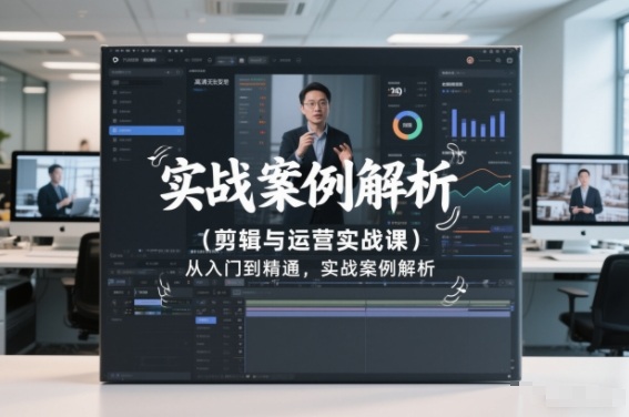 剪辑与运营实战课，从入门到精通，实战案例解析（更新2026）-难事易副业库