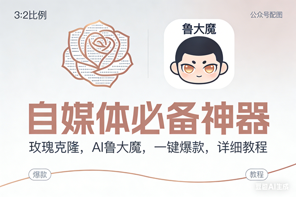 （17170期）玫瑰克隆神器，ai鲁大魔，自媒体必备工具，一键爆款神器，详细教程。-难事易副业库