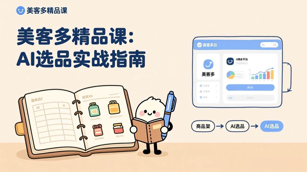（17292期）AI+美客多精品课，工具实操、数据选品、AI优化，新手也能快速上手，月入5000+美元-难事易副业库