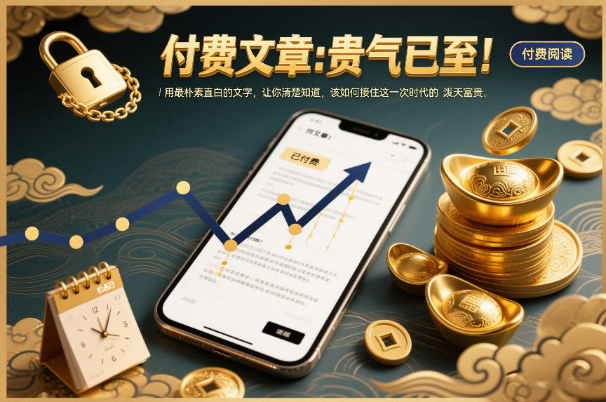 付费文章：贵气已至！用最朴素直白的文字，让你清楚知道，该如何接住这一次时代的泼天富贵-难事易副业库