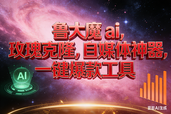 （17034期）玫瑰克隆神器，ai鲁大魔，自媒体必备神器，一键爆款，详细教程-难事易副业库