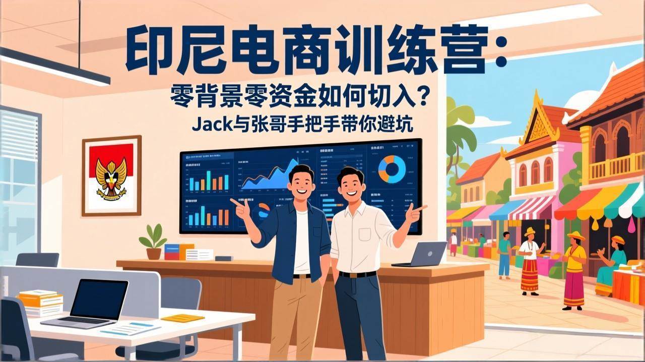 （17533期）印尼电商训练营：零背景零资金如何切入？Jack与张哥手把手带你避坑-难事易副业库