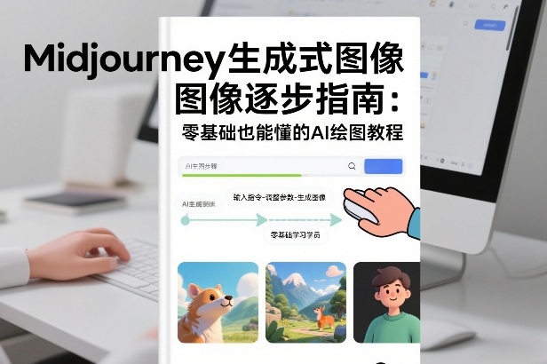 Midjourney生成式图像逐步指南：零基础也能懂的AI绘图教程-难事易副业库