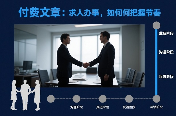 付费文章：求人办事，如何把握节奏-难事易副业库