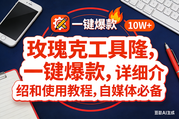 （17352期）玫瑰克隆工具，ai鲁大魔，自媒体必备神器，一键爆款神器，详细教程。-难事易副业库