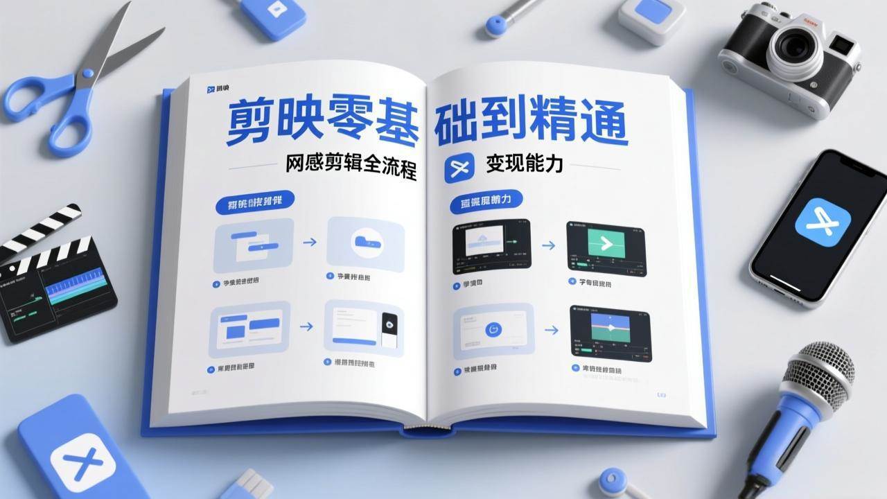 （17473期）剪映零基础也能快速上手，从入门到精通掌握网感剪辑全流程，掌握能直接变现的剪辑能力-难事易副业库