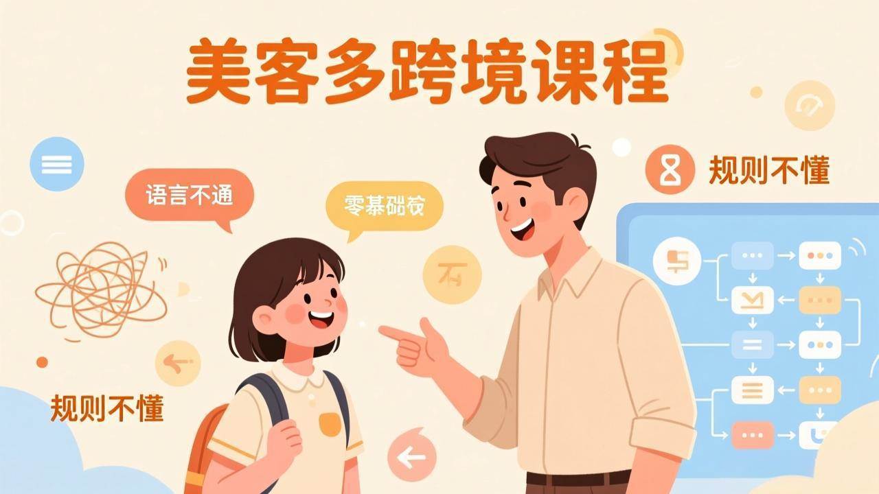 （17503期）怕语言不通、怕不懂规则？零基础小白也能做的美客多跨境课，手把手带你美客多开店稳赚-难事易副业库