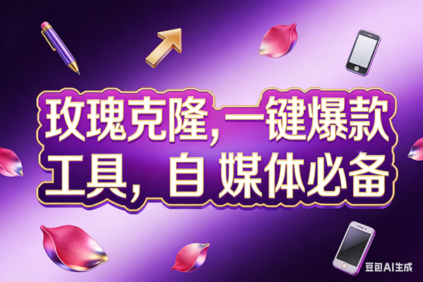 （17695期）玫瑰克隆工具，ai鲁大魔，自媒体必备神器，一键爆款，详细教程。-难事易副业库