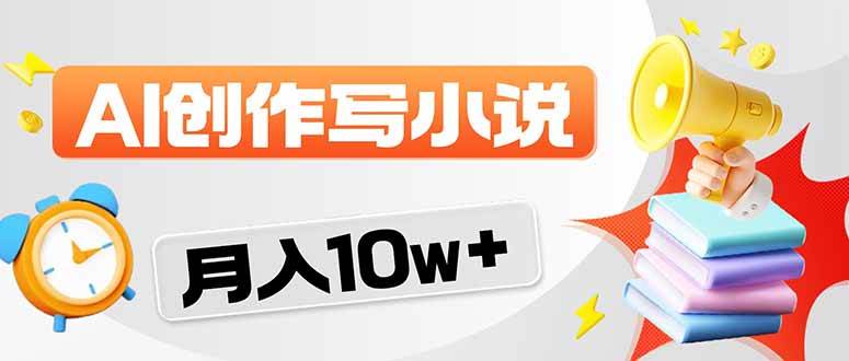 （17788期）2026风口项目AI写小说 轻松实现月入10w+-难事易副业库