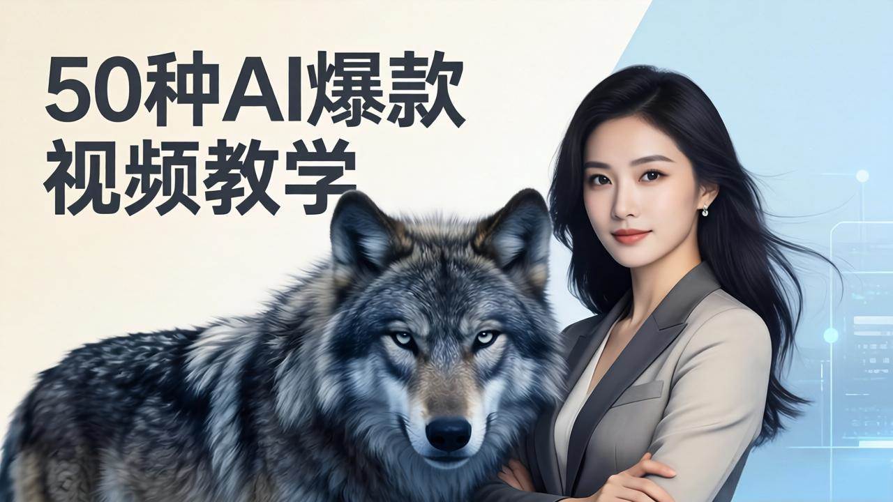 （17815期）50种AI爆款视频教学：影视级古诗词+治愈萌宠+山海经蛟龙，高阶宝典商业落地-难事易副业库