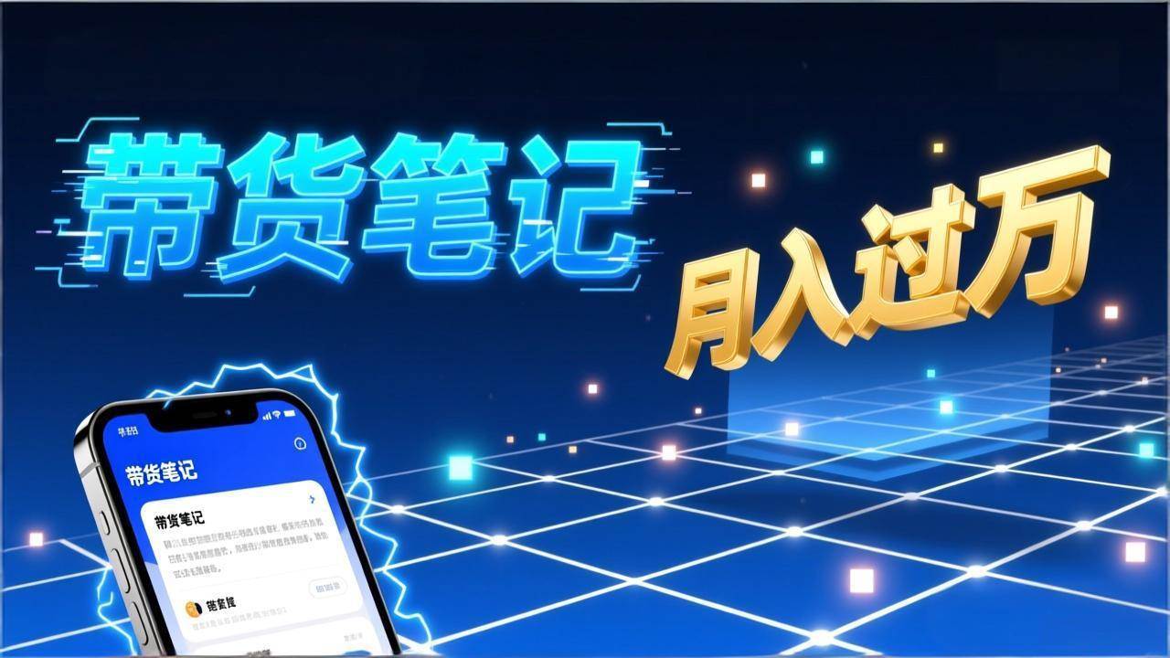 （17229期）小红书爆款笔记带货实战：拆解封面标题正文全要素，手把手教你单篇笔记带货月入过万-难事易副业库