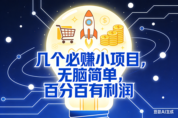 （17426期）9个必赚小项目，无脑简单，百分百有利润，副业首选，日入300+-难事易副业库